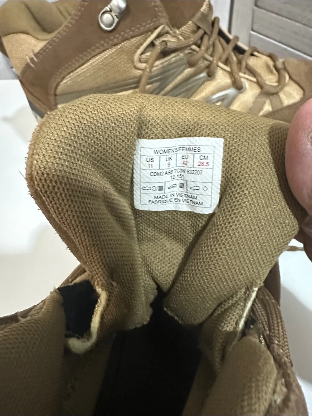 The North Face Men's Tan/Brown Trail Hiking Boots